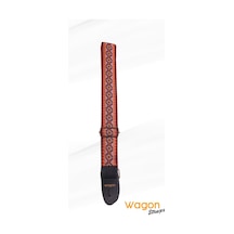 Wagon Straps Vintage Serisi Gitar Askısı - Fiery Petal