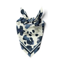 Mavi Fırça Darbeleri Desen Bandana/fular Çok Renkli