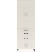 Arges Dolap 3 Raflı 3 Çekmeceli 4 Kapaklı 88x30x243 Aytaşı-ay... Aytaşı