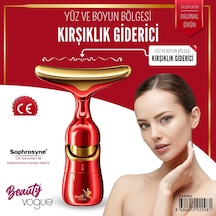 Titreşimli Yüz Ve Boyun Kırışıklık Giderici Masaj Aleti - 3 Farklı Başlık, Titreşimli Cilt Sıkılaştırıcı, Boyun Ve Gıdı Zayıflatıcı Etki, Kablosuz Cilt Güzelleştirme Cihazı