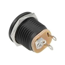 Dc Jack 2.5mm Yuvarlak Somunlu - 50 Adet