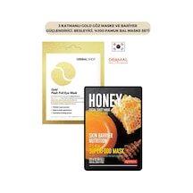 Dermal 3 Katmanlı Gold Göz Maskesi + Bal Maskesi 23 G