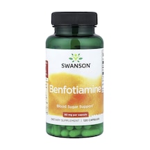 Takviye Swanson Vitamins, Benfotiamine, 80 Mg, 120 Capsules