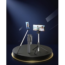 Bluetooth Selfie Çubuğu 360 Dönen Başlık