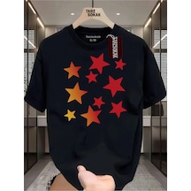 Startmore Bay/-çocuk T-shırt 5 Yıldızlı 25 Kupalı Modellerimiz Kod 10 Siyah