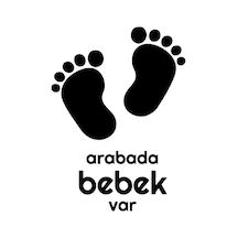 Arabada Bebek Var Beyaz Renk Sticker