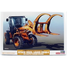 Hasegawa 66105 1/35 Ölçek, Hitachi Kütük Taşıma Aparatlı Tekerlekli Loder Zw100-6, Plastik Model Kiti