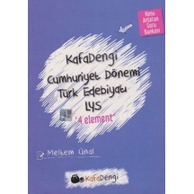 Cumhuriyet Dönemi Türk Edebiyatı 4 Element Sb Kafadengi