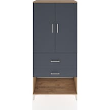 Hyperion Dolap 3 Raflı 2 Çekmeceli 2 Kapaklı 88x44x195 Çam-an... Çam