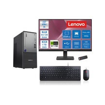 Lenovo ThinkCentre Neo 50T Gen 6 13BD007UTR2425F23 Ultra 5 225 64 GB 1 TB SSD GT730 23.8" Free Dos Masaüstü Bilgisayar + USB Bellek