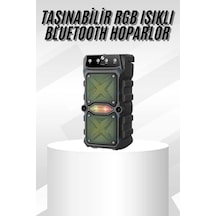 Mey İthalat Çift Çıkışlı Güçlü Bataryalı Kablosuz Yüksek Ses Kaliteli Bluetooth Hoparlör