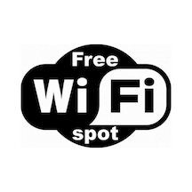 Ücrestiz Wifi Free Wifi Spot Sticker