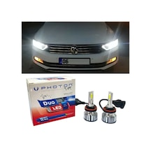 Vw Passat B7 Led Xenon Uzun Far Ampulü H7 Duo Yeni Seri Beyaz