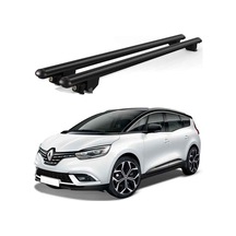 Kanca Renault Grand Scanic 2017 Ve Sonrası Uyumlu Siyah Kilitli Ara Atkı Port Bagaj Tavan Barı