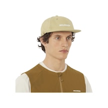 Salomon Salomon Logo Flat Cap Unisex Bej Şapka De5 Bej