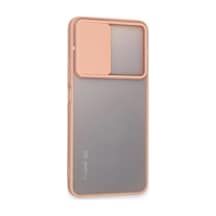 Bezos Redmi Note 11t Kılıf Palm Buzlu Kamera Sürgülü Silikon - Pembe Ob