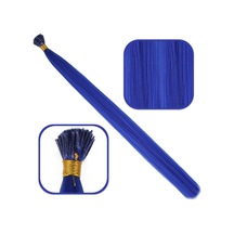 Fiber Sentetik Boncuk Kaynaklık Renkli / Koyu Mavi / 100 Adet - Mydr-571594 Çok Renkli