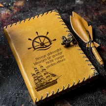 Nereye Gideceğini Bilmeyen Bir Gemi Deri Defter