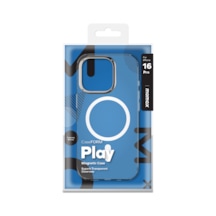 Momax Play CaseForm Apple Uyumlu iPhone 16 Pro Magsafe Kılıf Transparan