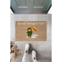 Dijital Baskı Kişiye Özel İç Kapı Dekorasyon Paspas Ps11269 Renkli