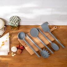 Emsan Fiesta 5 Parça Servis Seti Gri Gri