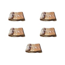 Plastik Şeffaf Altın Sarı Gold Sup Kaşık - Tatlı Dondurma Kaşığı - 12.5 Cm. - 50 Adetlik 5 Paket Sf5057h5 Sarı