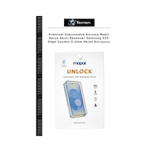 Premium Dokunmatik Koruma Mobil Parça Akıllı Aksesuar Samsung S25 Edge Uyumlu 0.2mm Ekran Koruyucu