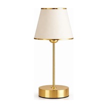 Elegant Gold Abajur Masa Lambası, E27 Duy, Modern Şık Tasarım, 37 Cm Yükseklik, Led Uyumlu, Dekoratif Gece Lambası