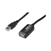 Digitus Usb 2.0 Repeater / Uzatma Kablosu, Usb A Erkek / A Dişi, 20 Metre&lt Br&gt Digitus Usb 2.0 Repeater Cable, 20m-18533