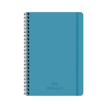 17x24 100 Yaprak Çizgili Spiralli Premier Defter - Mavi 103 Ivory