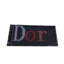 Bluetooth Lu Telefon Kontrollü 32x64 Flexible Matrix Led Ekran 5-12v 360 200 Mm Renkli