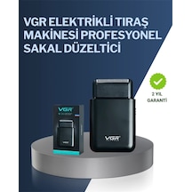 Mey İthalat 5 W Güçlü Usb Şarjlı Sakal Şekillendirici İki Başlıklı, Su Geçirmez Tasarım