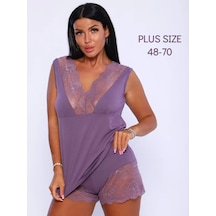 Fırefly. Kısa Şortlu Pijama Büyük Bedenler 48-70 171600015 Pembe Fırefly. Kısa Şortlu Pijama Büyük Bedenler 48-70 171600015 Pembe