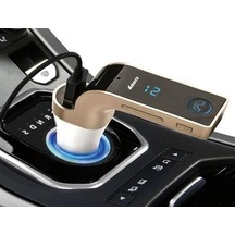 Tr Carg7 Bluetooth Araç Fm Transmitter Usb Girişli
