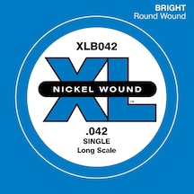 D'addario Xlb042 Xl Nickel Wound Bas Gitar Tek Teli - 0.042 İnç Aksesuar 0.042 İnç Kalınlık, Karakteristik Xl Nickel Wound Parlaklığı, Mükemmel Projeksiyon Ve Dayanıklı Yapı