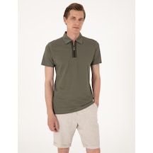 Pierre Cardin Erkek Haki Tişört 50302623-vr027 Haki