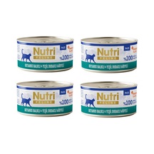 Nutri Feline Okyanus Balıklı Ve Midyeli Pate Tahılsız Yetişkin Kedi Konservesi 70 G X 4 Adet