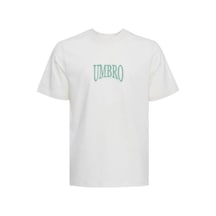 Umbro Erkek Beyaz Oversize T-shirt Pamuklu Süprem Umbro Shot Tee Ff-0151 Kırık Beyaz