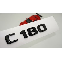C 180 Bagaj Parlak Siyah ABS 3M 3D Yazı Logo