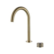 Newarc Step 2 Delikli Çanak Tıpı Lavabo Bataryası Altın 900528