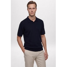 D'S Damat Ds Damat Regular Fit Lacivert Yazlık Rayon Triko T-shirt 6hf06ort10005 Çok Renkli