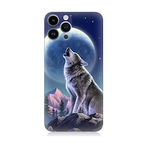Apple Uyumlu iPhone 13 Pro Silikon Kılıf Kurt Ve Ay