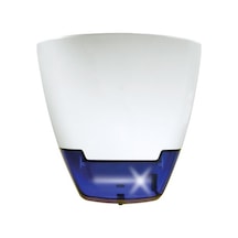 Bullwark - Blw-120M İkaz Led Li  Flaşörlü Harici Siren  Mavi
