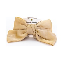 Biem Saten Fiyonk Toka Krem Gold/gümüş