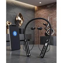 Bluetooth Boyun Kulaklığı 10 Metre Menzilli Mikrofonlu Uzun Süreli Kullanım