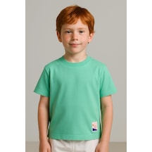 Luess Unisex Çocuk %100 Pamuklu Basic Tişört - Mint 3-4 Yaş 8-9 Yaş Mint Yeşil Luess Unisex Çocuk %100 Pamuklu Basic Tişört - Mint 3-4 Yaş 8-9 Yaş Mint Yeşil