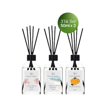 Vivaldi Home Japon Kiraz Çiçeği + Okyanus Esintisi + Portakal Çubuklu Oda Kokusu 3 x 50 ML