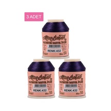 3 Adet Altınbaşak Oya Ve Dantel İpi 20 Gr - Royaleks - No: 432 Çok Renkli
