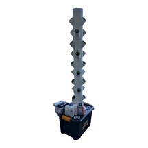 Egedor 24'lü Büyük Hidroponik Yetiştirme Sistemi Pompa Dahil, Modüler Topraksız Tarım Sistemi 42 Lt Full Set