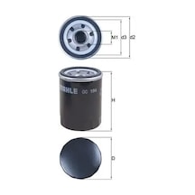 Hyundai Accent Milenyum Yag Filtresi 1.6 2003-2006 Mahle Oc194